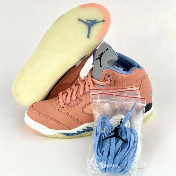 Nike Air Jordan 5 Retro X DJ Khaled TD Toddler 9C-10C We The Best Crimson Bliss - Picture 2 of 12